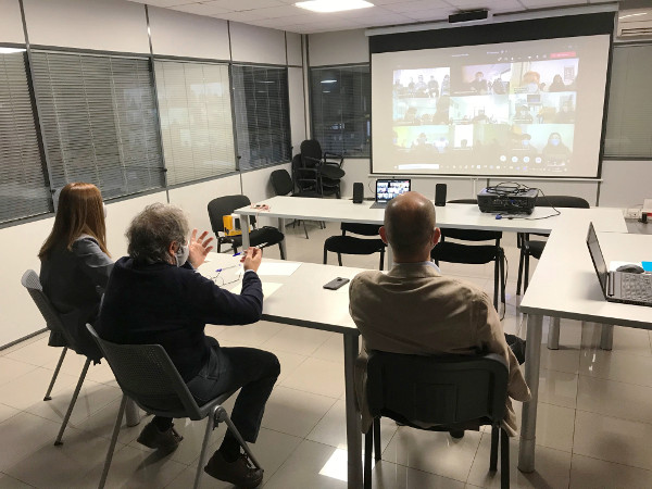 Imagen del Consejo de Participación celebrado por videoconferencia entre todos los centros de Tasubinsa.